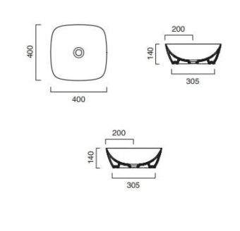 КЕРАМИЧЕСКАЯ РАКОВИНА 40 СМ CATALANO GREEN LUX, VERDE SATINATO (140APGRLXVS)