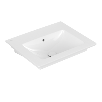 РАКОВИНА 60Х50,5 VILLEROY&BOCH VENTICELLO, WHITE ALPIN CERAMICPLUS (412462R1)