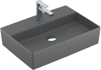 РАКОВИНА НАКЛАДНАЯ 60Х42 VILLEROY&BOCH MEMENTO 2.0, GRAPHITE (4A0761I4)