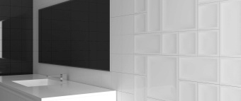 WOW ESSENTIAL INSET L WHITE MATT 25X25