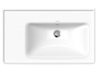 РАКОВИНА 80Х48СМ АСИММЕТРИЧНАЯ DURAVIT D-NEO, БЕЛЫЙ (2370800060)