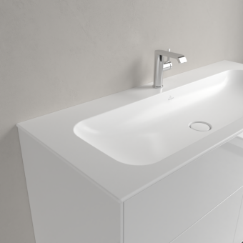 РАКОВИНА ВСТРАИВАЕМАЯ 120Х50 VILLEROY&BOCH FINION, STONE WHITE (4164C2RW)