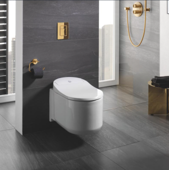 ПОДВЕСНОЙ УНИТАЗ С ФУНКЦИЕЙ БИДЕ GROHE SENSIA ARENA, БЕЛЫЙ (39354SH1)
