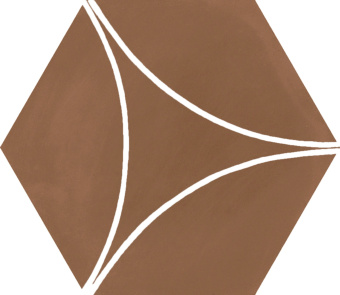 MARAZZI CEMENTUM COTTO DECORO ARCO 18,2X21