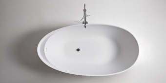 ВАННА ОТДЕЛЬНОСТОЯЩАЯ ANTONIO LUPI ECLIPSE 185X95,5 СМ, БЕЛАЯ (ECLIPSE BIANCO)