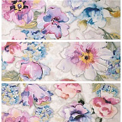 PORCELANITE DOS 7501 PURPURA OBSECION III COMPOSION ПАННО 25x75 x3