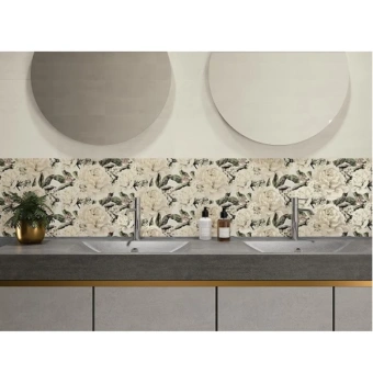 CERSANIT GRACIA GREY FLOWER SATIN 20X60 ДЕКОР