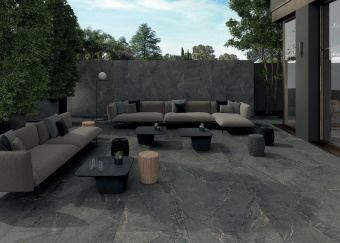 LEA CERAMICHE ANTHOLOGY 05 DARK ROUGH 60X60