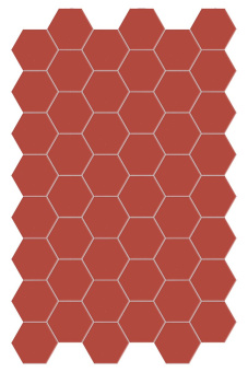 TERRATINTA MAGICA HEXA FLOOR CHERRY PIE MATT 140X160