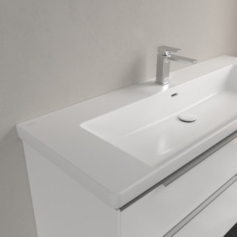 РАКОВИНА 130Х47 VILLEROY&BOCH SUBWAY 3.0, STONE WHITE (4A70D5RW)