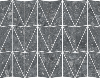 Керамогранит RAGNO REALSTONE CEPPO MOSAICO TRIANGOLI ANTRACITE RCZU 29x39x0,9 из коллекции RAGNO REALSTONE CEPPO 