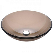 СТЕКЛЯННАЯ РАКОВИНА KRAUS FROSTED BROWN (GV-103FR-12MM)