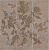 Фото плитки MARAZZI STONE ART M08X DECORO BLOOM MOKA ПАННО 120Х120 из коллекции MARAZZI STONE ART 