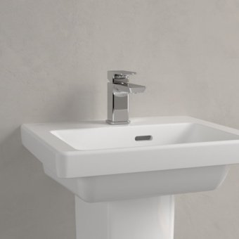РАКОВИНА 45Х37 VILLEROY&BOCH SUBWAY 3.0, STONE WHITE (437045RW)