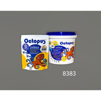 ЭПОКСИДНАЯ ЗАТИРКА OCTOPUS ZATIRKA 2-КОМП. ЦВЕТ 8383 СЕРО-ТЕПЛЫЙ 1,25 КГ (8383-1)