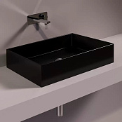 КЕРАМИЧЕСКАЯ РАКОВИНА 60 СМ SIMAS AGILE, GLOSSY BLACK (AG 60)