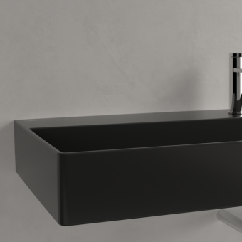 РАКОВИНА ПОДВЕСНАЯ 120Х47 VILLEROY&BOCH MEMENTO 2.0, EBONY (4A22C5S5)
