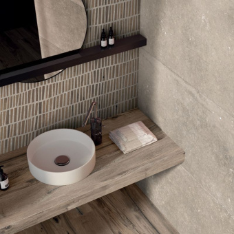 FLAVIKER NORDIK STONE DOMINO SAND RETT 60X120