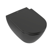 ПОДВЕСНОЙ БЕЗОБОДКОВЫЙ УНИТАЗ VILLEROY&BOCH SUBWAY 2.0, EBONY (5614R0S5)