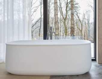 ВАННА КАМЕННАЯ DURAVIT ZENCHA 180Х90 СМ, БЕЛАЯ (700463000000000)