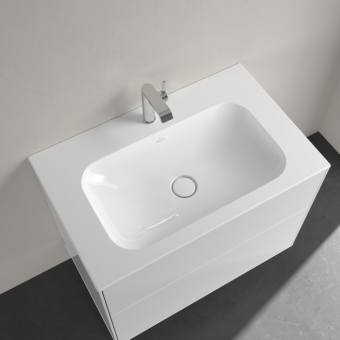 РАКОВИНА ВСТРАИВАЕМАЯ 80Х50 VILLEROY&BOCH FINION, WHITE ALPIN (416484R1)