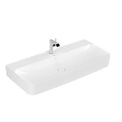 РАКОВИНА НАКЛАДНАЯ 100Х47 VILLEROY&BOCH FINION, STONE WHITE (41681BRW)