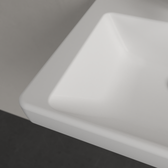 РАКОВИНА 50Х40 VILLEROY&BOCH SUBWAY 3.0, STONE WHITE (437050RW)