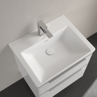 РАКОВИНА 60Х47 VILLEROY&BOCH SUBWAY 3.0, STONE WHITE (4A7060RW)