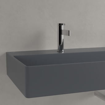 РАКОВИНА ПОДВЕСНАЯ 120Х47 VILLEROY&BOCH MEMENTO 2.0, GRAPHITE (4A22C4I4)