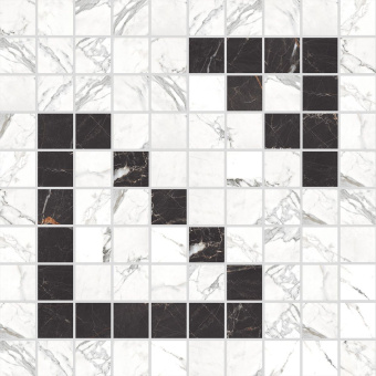 RONDINE CANOVA B&W 03 MOSAICO 30X30