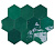 Фото плитки WOW ZELLIGE HEXA EMERALD 122086 10.8X12.4 из коллекции WOW ZELLIGE HEXA 