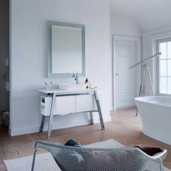 РАКОВИНА 43Х43 СМ DURAVIT CAPE COD, БЕЛЫЙ МАТОВЫЙ (2340433200)