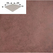 GRES ARAGON CAPRI PELDANO ROJO PZ270 33x33x1,8