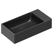 КЕРАМИЧЕСКАЯ РАКОВИНА 50 СМ CATALANO VERSO, NERO SATINATO (15025VENS)