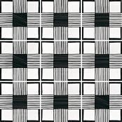 EQUIPE CAPRICE DECO CLOTH B&W 22124 20X20