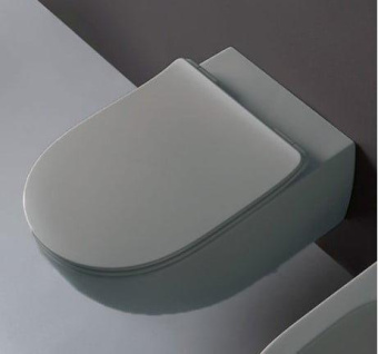 ПОДВЕСНОЙ БЕЗОБОДКОВЫЙ УНИТАЗ FLAMINIA APP GOCLEAN, LAVA GREY (AP118G)