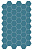 Фото плитки TERRATINTA MAGICA HEXA FLOOR CADET BLUE MATT 140X160 из коллекции TERRATINTA MAGICA HEXA 