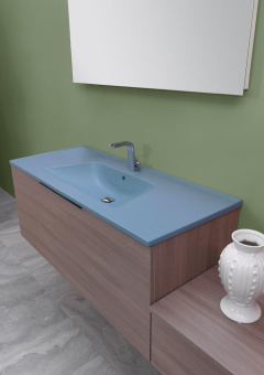 КЕРАМИЧЕСКАЯ РАКОВИНА 122 СМ FLAMINIA BLOOM, NUVOLA (BM120L)