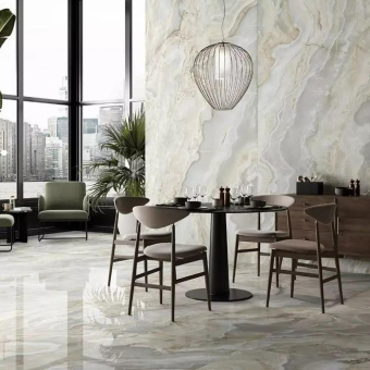 LA FABBRICA ONICE 173036 IRIDE ARGENTO RECT LAP 120X120