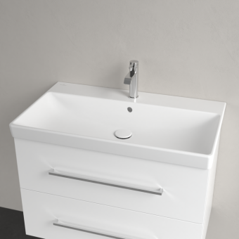 РАКОВИНА 80Х47 VILLEROY&BOCH AVENTO, STONE WHITE (415680RW)