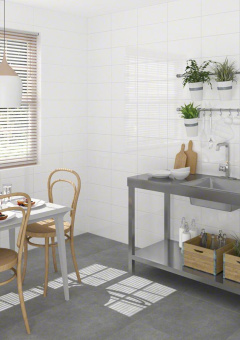VIVES CERAMICA VITREA BLANCO BRILLO 23X33,5X0,91