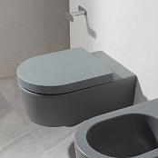 ПОДВЕСНОЙ БЕЗОБОДКОВЫЙ УНИТАЗ FLAMINIA LINK GOCLEAN, LAVA GREY (5051/WCG)