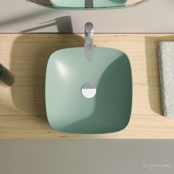 КЕРАМИЧЕСКАЯ РАКОВИНА 40 СМ CATALANO GREEN LUX, ЗЕЛЕНАЯ (140AGRLXVS)