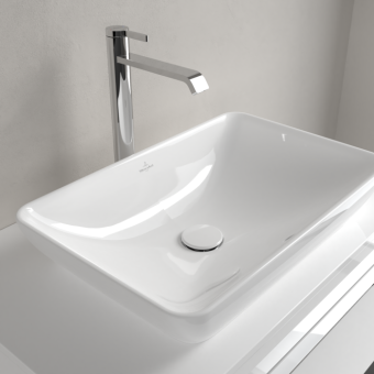 РАКОВИНА 55,5Х36 VILLEROY&BOCH VENTICELLO, WHITE ALPIN CERAMICPLUS (411355R1)