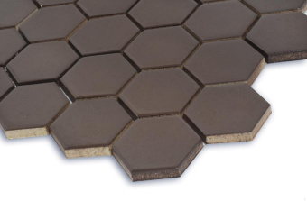 KOTTO HEXAGON H 6005 COFFEE BROWN 29,5X29,5X0,9