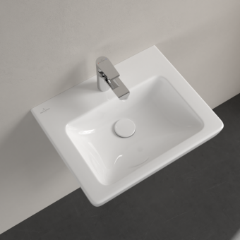 РАКОВИНА 50Х40 VILLEROY&BOCH SUBWAY 2.0, WHITE ALPIN (73155001)