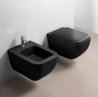 УНИТАЗ ПОДВЕСНОЙ БЕЗОБОДКОВЫЙ CIELO SHUI COMFORT, ГРАФИТ (SHCOVSK-LV)