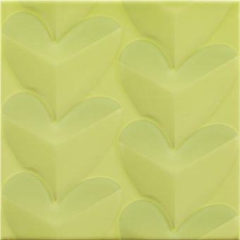 PAMESA AGATHA MILLE CUORI PISTACHO 25X25