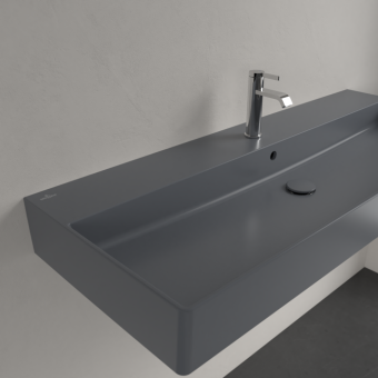 РАКОВИНА ПОДВЕСНАЯ 120Х47 VILLEROY&BOCH MEMENTO 2.0, GRAPHITE (4A22CLI4)