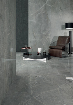 LEA CERAMICHE SLIMTECH SYNESTESIA GRAY MARBLE SMOOTH 60X120